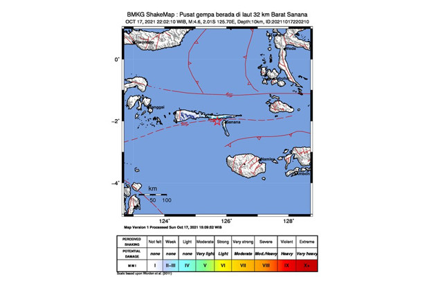 Gempa Magnitudo 4,6...