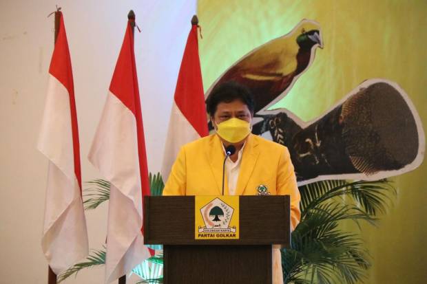 Elite Golkar Yakin Airlangga...