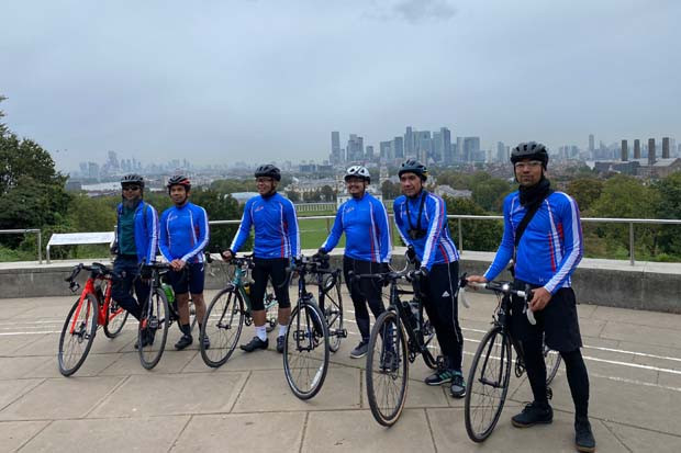 Gowes Galang Dana Kemanusiaan,...