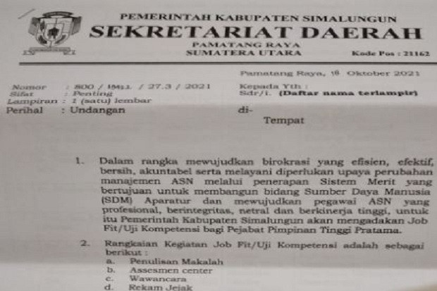 Puluhan Pejabat Eselon...