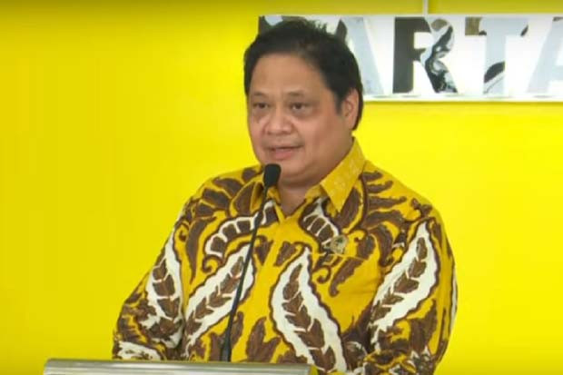 Pidato HUT Golkar, Airlangga:...