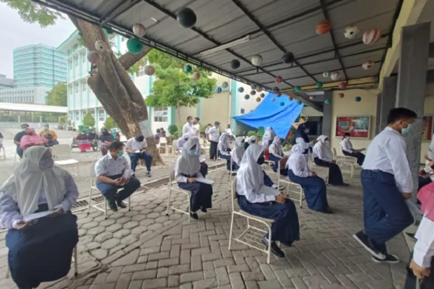 Cegah Klaster PTM, Siswa...