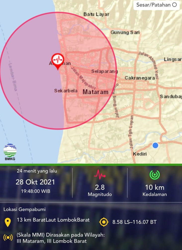 Lombok Diguncang Gempa...