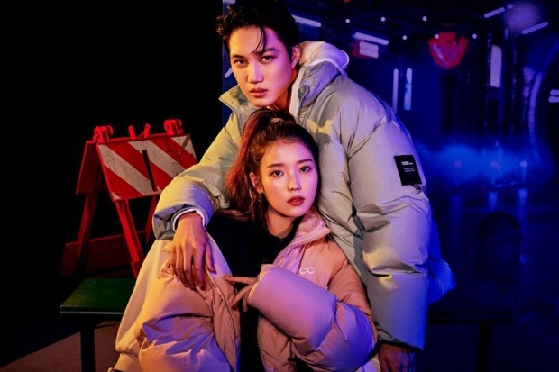 IU dan Kai EXO Pemotretan...