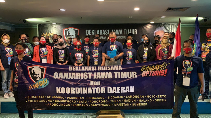 Ganjarist Jatim Deklarasi...