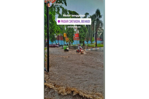 Hujan Guyur Bekasi,...