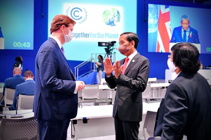 Di COP26 Glasgow, Presiden...