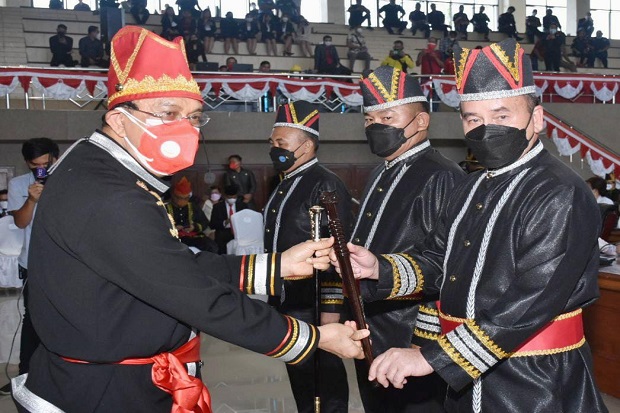 Dianugerahi Gelar Adat...