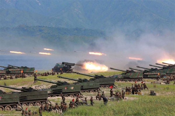 Pasukan Korea Utara...