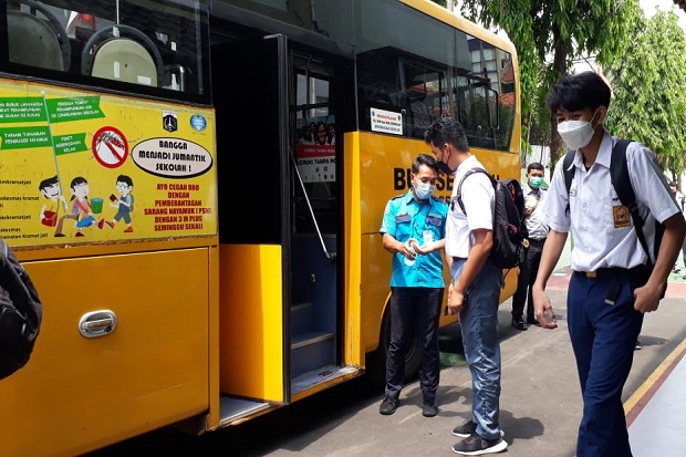 PPKM Level 1, Bus Sekolah...