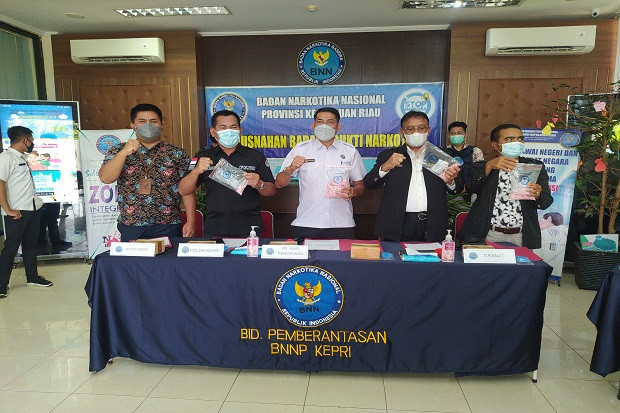 BNNP Kepri Musnahkan...