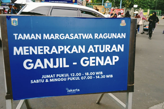 Ganjil Genap di Ragunan...