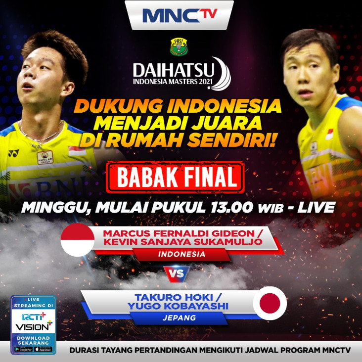 Hari Ini, Kevin Sanjaya...