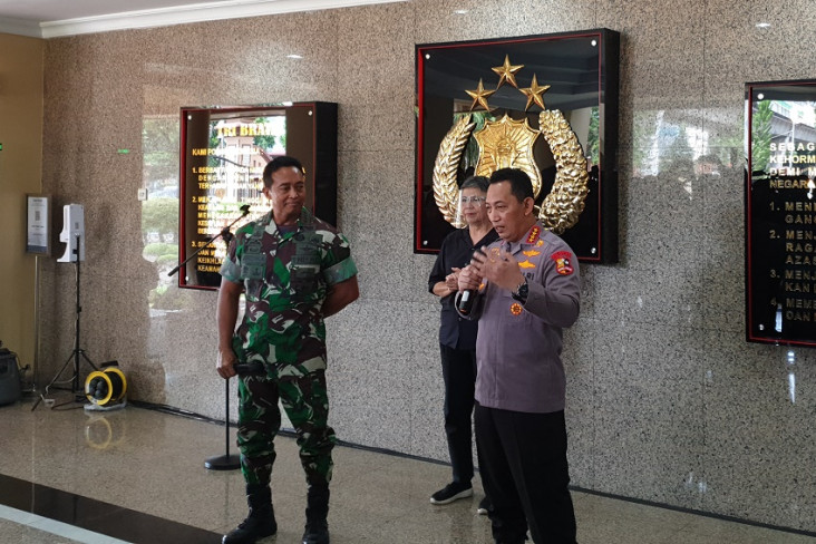 Panglima TNI Temui Kapolri...