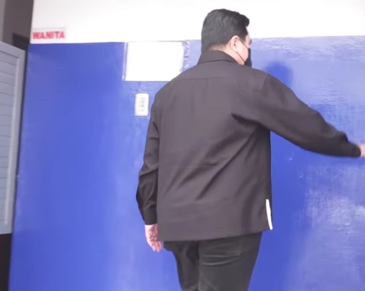 Erick Thohir Blusukan...