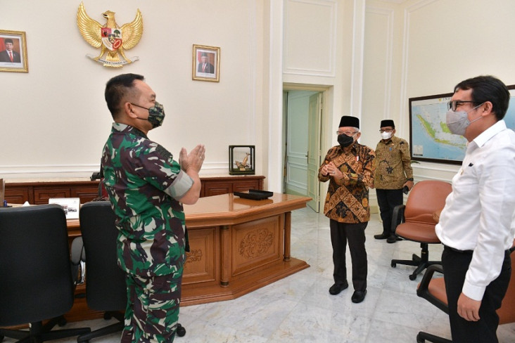 Temui Wapres, Jenderal...