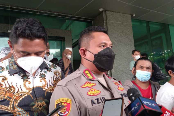 Polisi Olah TKP Kebakaran...