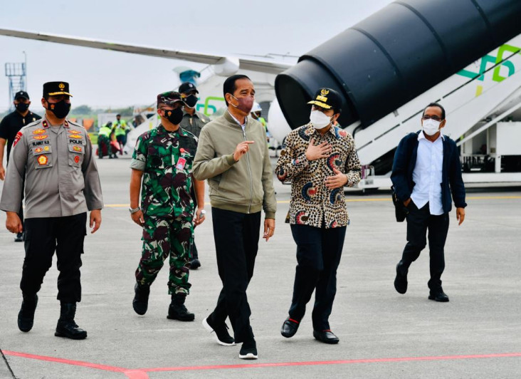 Tiba di Sidoarjo, Presiden...