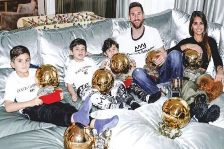 Penampakan Lionel Messi...