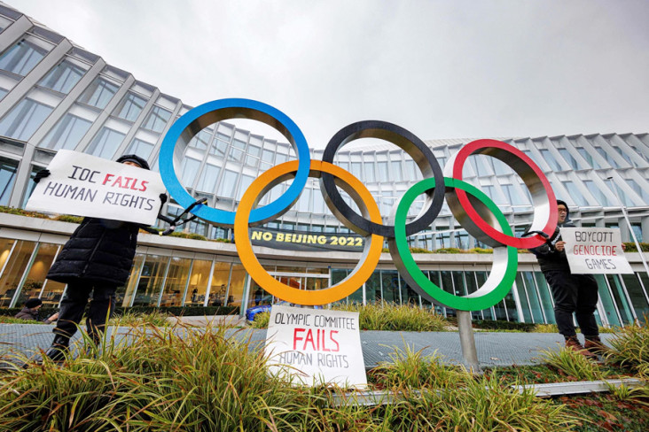 Protes Olimpiade Beijing,...