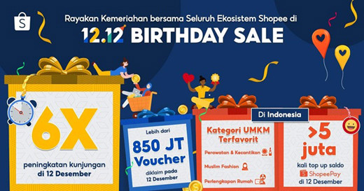 Shopee Rayakan 12.12...