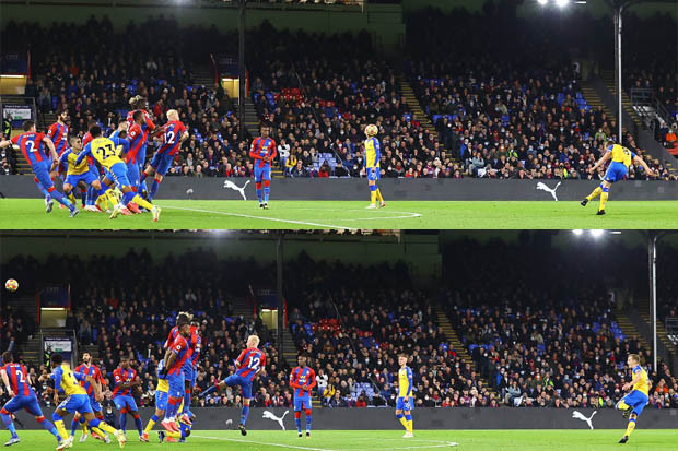 Hasil Crystal Palace...
