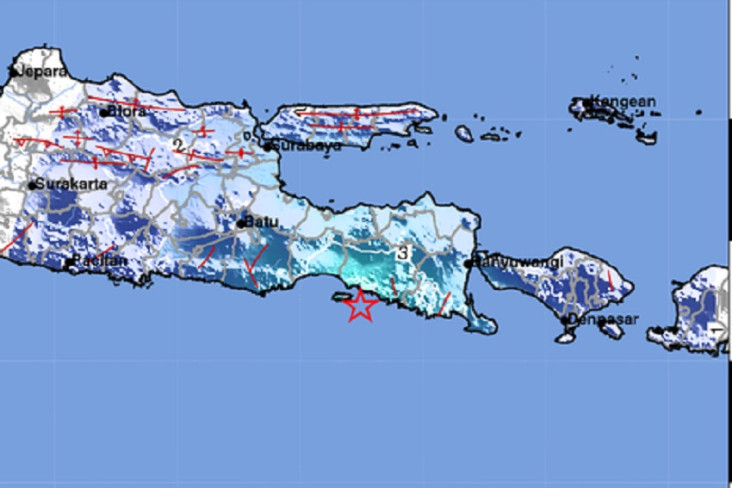 Gempa Jember M5,1 Getarannya...