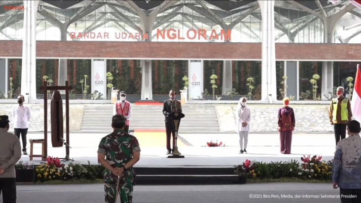Resmikan Bandara Ngloram...