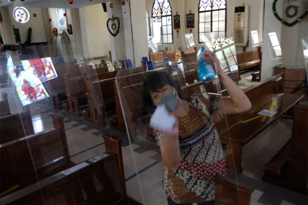 Misa Natal 2021, Jemaat...