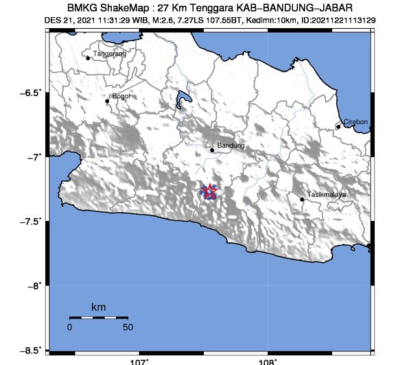 Kabupaten Bandung Gempa...