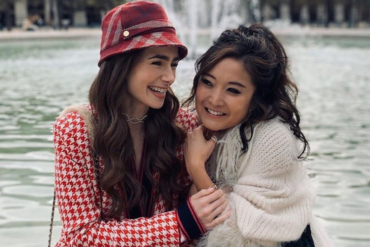 Lily Collins dan Ashley...