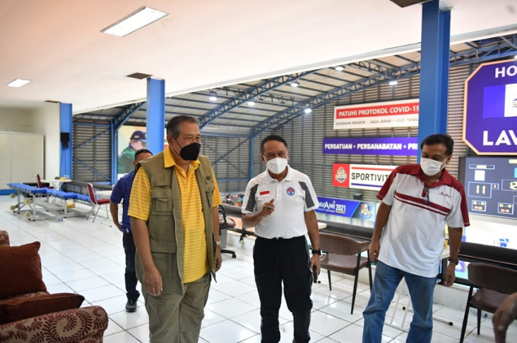 SBY Tampil Setelah Pulih...
