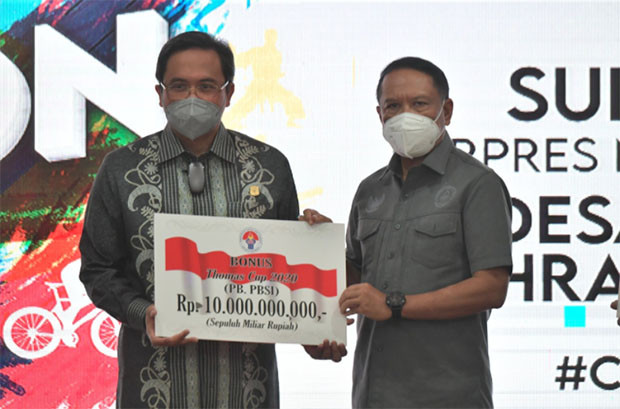 Tim Juara Piala Thomas...