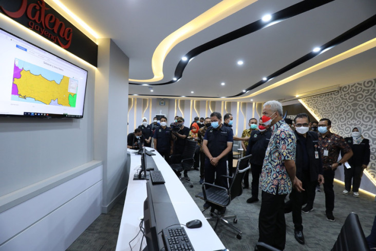 Resmikan Command Center,...