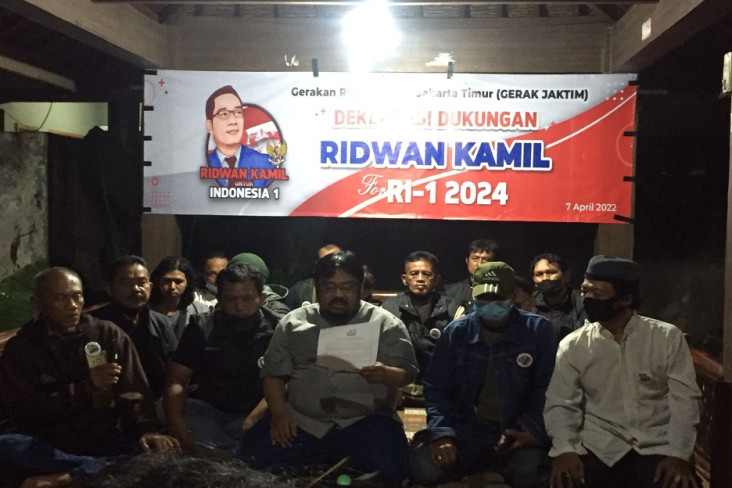 Relawan di Jakarta Deklarasi...