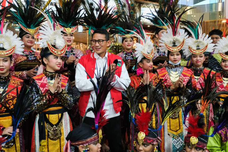 Lewat Lomba Tari, Sandiaga...