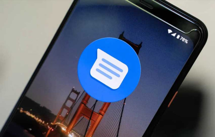 Aplikasi Google Messages...
