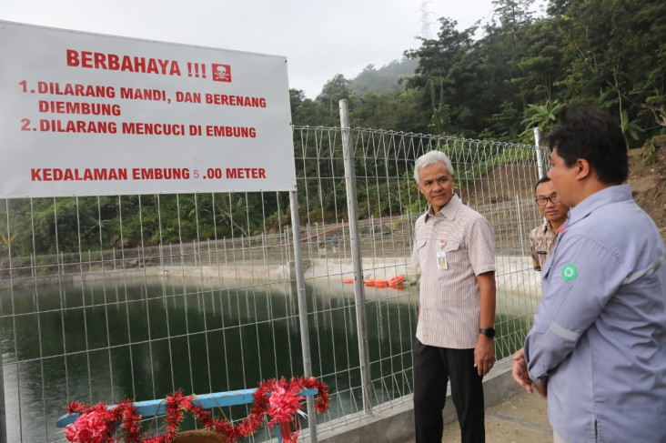 Diresmikan Ganjar, Embung...