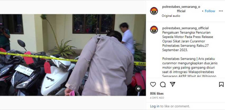 Pelaku Pencurian Sebut...