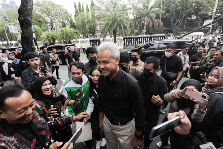 Capres Ganjar Pranowo...