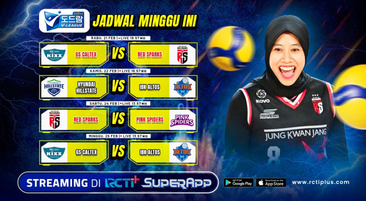 Pertandingan Liga Voli...
