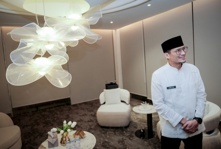 Menteri Sandiaga Uno...