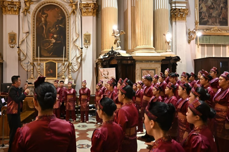 The Saint Angela Choir...