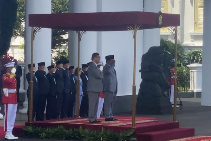 Prabowo Sambut PM Jepang...