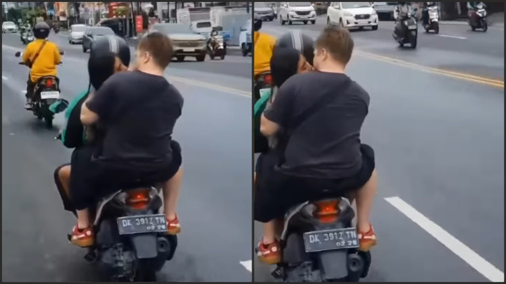 Viral Aksi Bule Mesum...