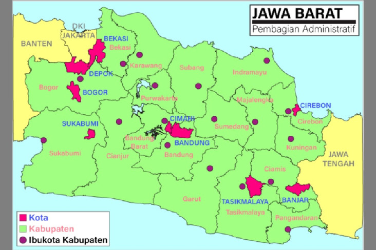 Daftar 27 Kabupaten...