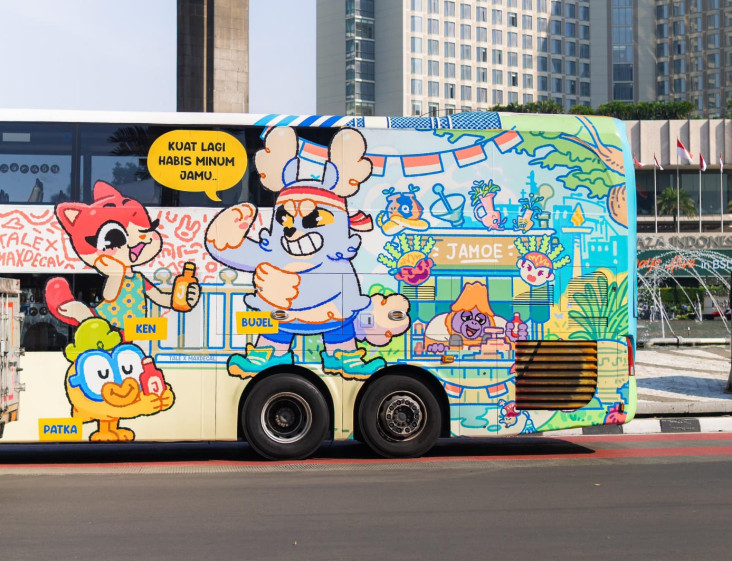 Tampilan Bus Transjakarta...