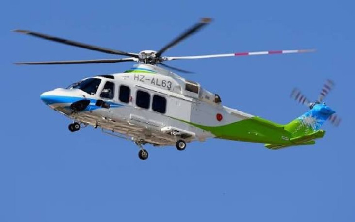 Helikopter Saudi Aramco...