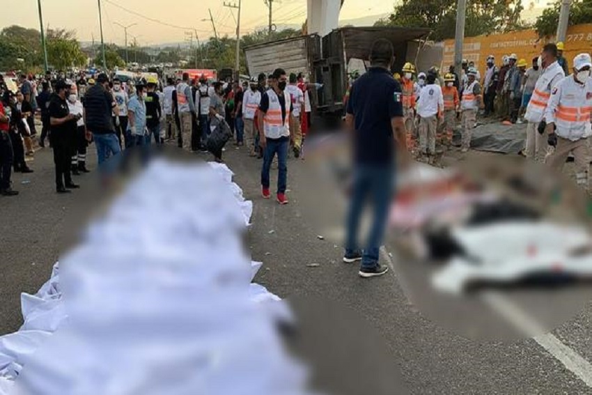 Tragedi Truk Trailer Terbalik, 49 Orang Tewas