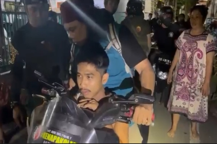 Garang Aniaya 2 Korban, Ikki Menangis Histeris saat Diringkus
